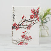 Cartes Pour Fêtes Annuelles Wu Changshi - Fleurs de prunes (Debout devant)