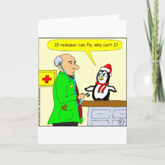 Cartes Pour Fêtes Annuelles x14 rennes peut voler dessin animé