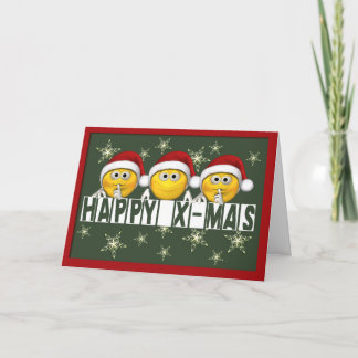 Cartes Pour Fêtes Annuelles X-mas