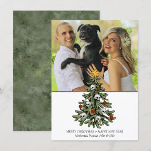 Cartes Pour Fêtes Annuelles XMAS déplaisant   Un Arbre De Noël Très Gothique