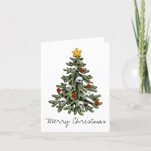 Cartes Pour Fêtes Annuelles XMAS déplaisant   Un Arbre De Noël Très Gothique