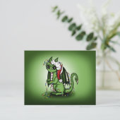 Cartes Pour Fêtes Annuelles Xmas Dragon (Debout devant)