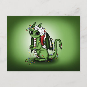 Cartes Pour Fêtes Annuelles Xmas Dragon