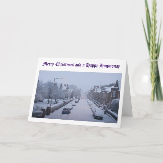 Cartes Pour Fêtes Annuelles Xmas (Hogmonay à Perth) (Devant)