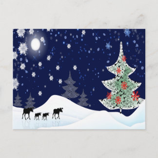 Cartes Pour Fêtes Annuelles Xmas Moose