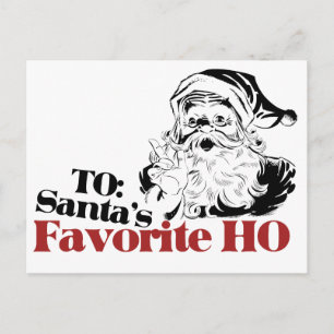 Cartes Pour Fêtes Annuelles XMAS Santas Favorite HO