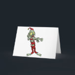 Cartes Pour Fêtes Annuelles xmas zombie santa claus<br><div class="desc">"zombie père Noël""zombie noël",  "santa claus",  "noël drôle",  "noël moche",  Noël moche,  Noël,  père Noël,  zombie,  halloween,  mort-vivant "noël effrayant""noël cauchemar""jour des morts""dia de los muertos""rouge vert blanc horreur</div>