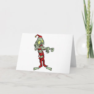 Cartes Pour Fêtes Annuelles xmas zombie santa claus