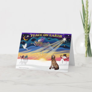 Cartes Pour Fêtes Annuelles XmasSunrise-BLoodhound