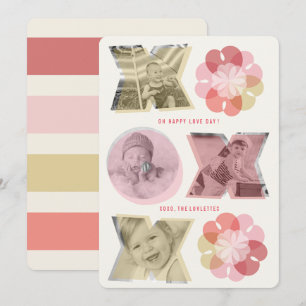 Cartes Pour Fêtes Annuelles XO Love & Kisses Love Hearts Saint Valentin Photo