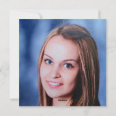 Cartes Pour Fêtes Annuelles XOXO Élégant Script Coeurs roses Valentines Day (Dos)