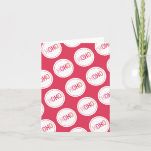 Cartes Pour Fêtes Annuelles XOXO Love & Kisses Scallop Circles Saint Valentin