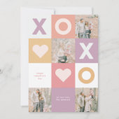 Cartes Pour Fêtes Annuelles XOXO Modern 4 Photo Saint Valentin (Devant)