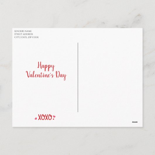 Cartes Pour Fêtes Annuelles XOXO virtuel uniquement | Funny Quarantine Valenti (Dos)