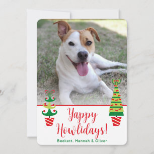 Cartes Pour Fêtes Annuelles Yappy Howlidays Photo