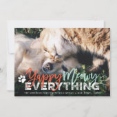 Cartes Pour Fêtes Annuelles Yappy Meowy Everything Chien et chat Animateur de  (Devant)
