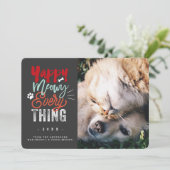 Cartes Pour Fêtes Annuelles Yappy Meowy Everything Chien et chat Animateur de  (Debout devant)