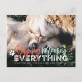 Cartes Pour Fêtes Annuelles Yappy Meowy Everything Chien et chat Animateur de  (Devant)