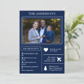 Cartes Pour Fêtes Annuelles Year | Infographic (Debout devant)