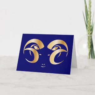 Cartes Pour Fêtes Annuelles Year of the Ram