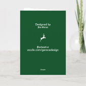 Cartes Pour Fêtes Annuelles Yee Haw Noël (Dos)