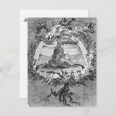 Cartes Pour Fêtes Annuelles Ygdrasil (Devant / Derrière)