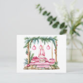 Cartes Pour Fêtes Annuelles Yoga Noël Père Noël Poster (Debout devant)