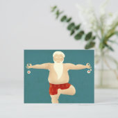 Cartes Pour Fêtes Annuelles Yogi Santa (Debout devant)