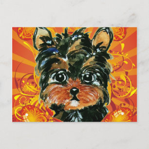 CARTES POUR FÊTES ANNUELLES YORKIE POO DE PÂQUES