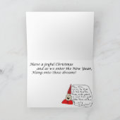 Cartes Pour Fêtes Annuelles Young Père Noël (Intérieur)