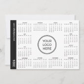 Cartes Pour Fêtes Annuelles Your Logo Here 2026 white Magnetic Calendar (Devant)