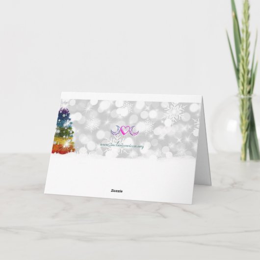 Cartes Pour Fêtes Annuelles Yule (Dos)
