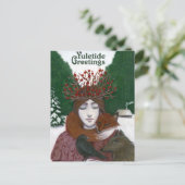 Cartes Pour Fêtes Annuelles Yule Greetings (Debout devant)