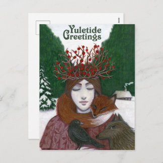 Cartes Pour Fêtes Annuelles Yule Greetings