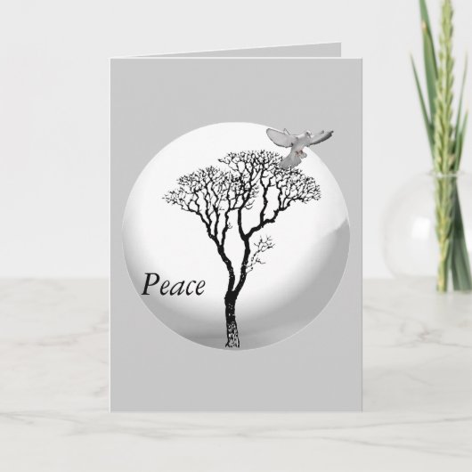 Cartes Pour Fêtes Annuelles Yule - Paix De Yule (Devant)