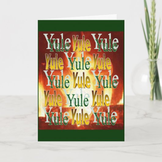 Cartes Pour Fêtes Annuelles Yule Warmth (Devant)