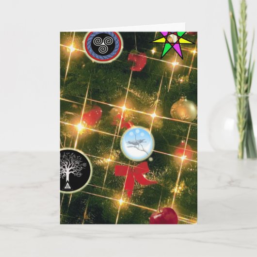 Cartes Pour Fêtes Annuelles Yule - Yule brillant (Devant)