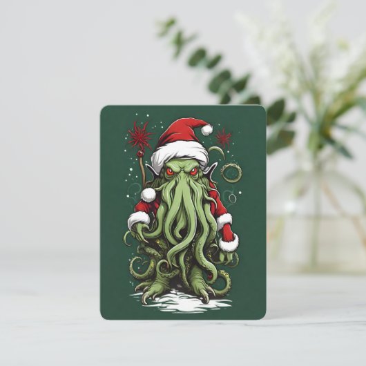 Cartes Pour Fêtes Annuelles Yuletide de Cthulhu : Noël terrifiant (Debout devant)