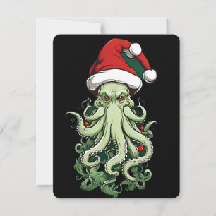 Cartes Pour Fêtes Annuelles Yuletide de Cthulhu : Noël terrifiant