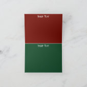 Cartes Pour Fêtes Annuelles Yuletide Opulence : Threads dorés de Noël (Intérieur)