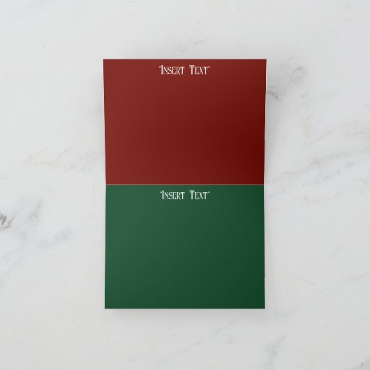 Cartes Pour Fêtes Annuelles Yuletide Opulence : Threads dorés de Noël (Intérieur)