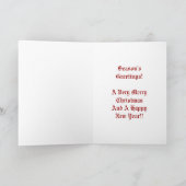 Cartes Pour Fêtes Annuelles Yuletide Sparkle (Intérieur)