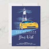 CARTES POUR FÊTES ANNUELLES Z06 AUTO ART ÉLÉGANT (Dos)