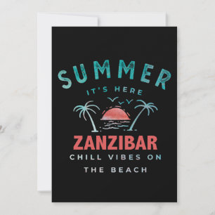 Cartes Pour Fêtes Annuelles Zanzibar