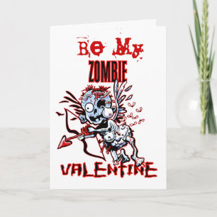 Cartes Pour Fêtes Annuelles Zombi Valentine