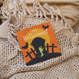 Cartes Pour Fêtes Annuelles Zombie Halloween