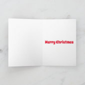 Cartes Pour Fêtes Annuelles Zoom amusant Noël carol pun père Noël Jesus (Intérieur)