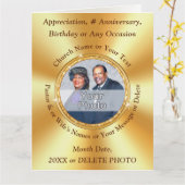 Cartes pour l'anniversaire d'un pasteur, anniversa (Fleur jaune)