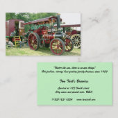 Cartes pour le propriétaire d'entreprise familiale (Devant / Derrière)