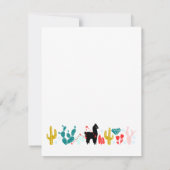 Cartes pour notes Alpaca personnalisés (Dos)